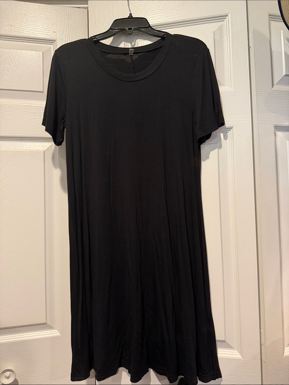 Classic Black Short-Sleeve Women’s Dress